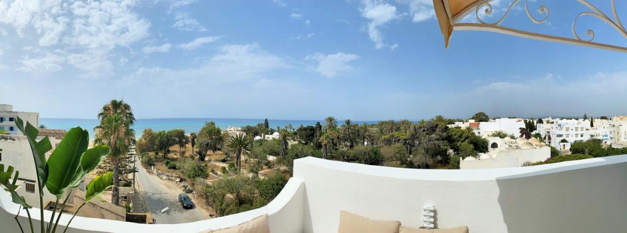 Roof Top Pied Dans L'Eau Panoramic View, 80 Meters From Seaside Hammamet Exterior photo