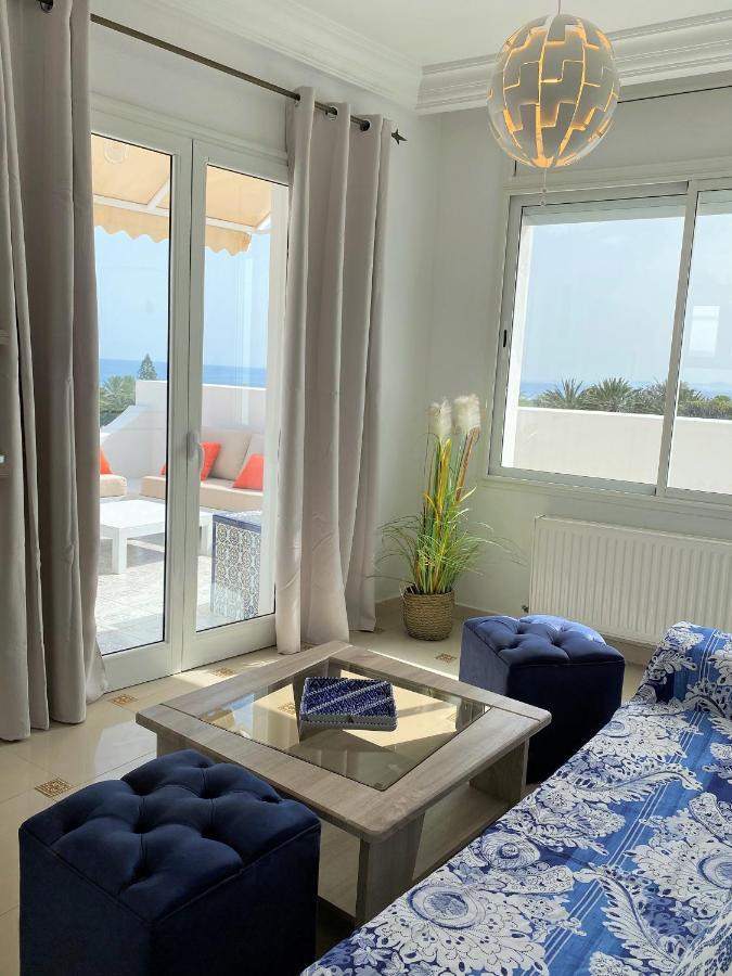Roof Top Pied Dans L'Eau Panoramic View, 80 Meters From Seaside Hammamet Exterior photo